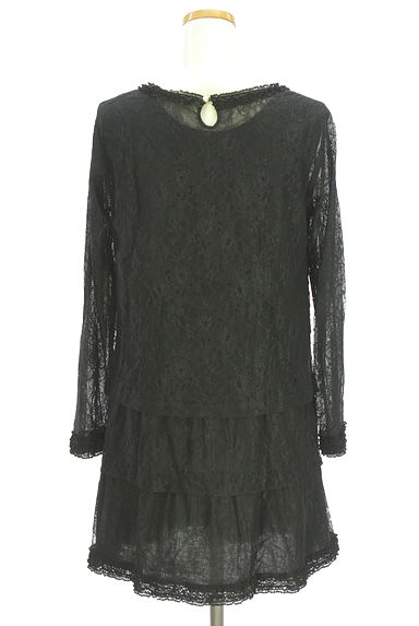 INGEBORG（インゲボルグ）の古着「ティアードフリル総レースセットアップ（ツーピース（ジャケット＋ワンピース））」大画像２へ