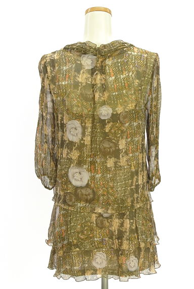 INGEBORG（インゲボルグ）の古着「花柄シフォンセットアップ（ツーピース（ジャケット＋ワンピース））」大画像２へ
