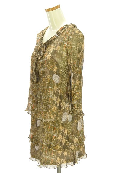 INGEBORG（インゲボルグ）の古着「花柄シフォンセットアップ（ツーピース（ジャケット＋ワンピース））」大画像３へ