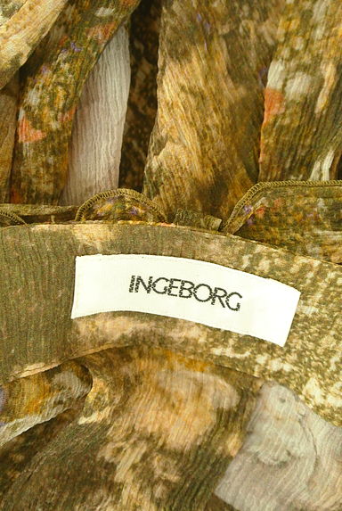 INGEBORG（インゲボルグ）の古着「花柄シフォンセットアップ（ツーピース（ジャケット＋ワンピース））」大画像６へ