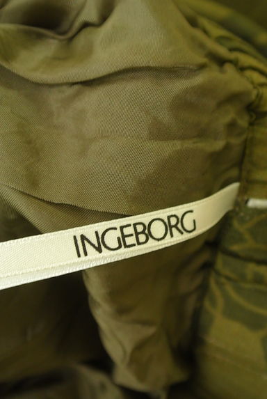 INGEBORG（インゲボルグ）の古着「リボンテープチェック柄ロングスカート（ロングスカート・マキシスカート）」大画像６へ