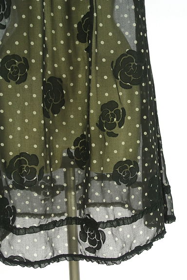 INGEBORG（インゲボルグ）の古着「ドット柄×花柄ノースリシアーカットソー（カットソー・プルオーバー）」大画像５へ