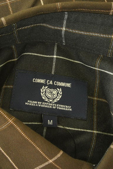 COMME CA COMMUNE（コムサコミューン）の古着「チェック柄シャツ（カジュアルシャツ）」大画像６へ