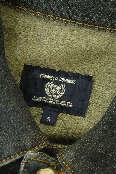 COMME CA COMMUNE（コムサコミューン）の古着「裏起毛インディゴデニムジャケット（ジャケット）」大画像６へ