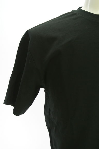 COMME CA COMMUNE（コムサコミューン）の古着「ベーシック半袖黒Tシャツ（Ｔシャツ）」大画像４へ