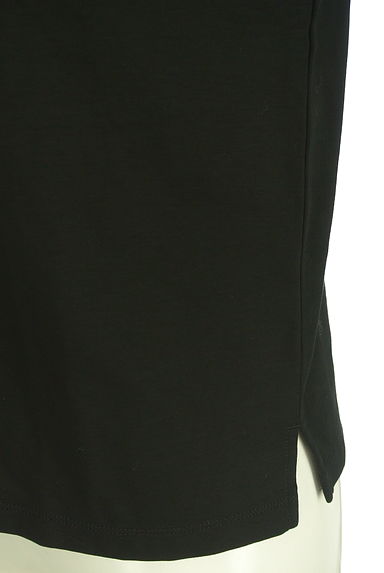 COMME CA COMMUNE（コムサコミューン）の古着「ベーシック半袖黒Tシャツ（Ｔシャツ）」大画像５へ