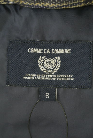 COMME CA COMMUNE（コムサコミューン）の古着「チェック柄ダウンジャケット（ダウンジャケット・ダウンコート）」大画像６へ