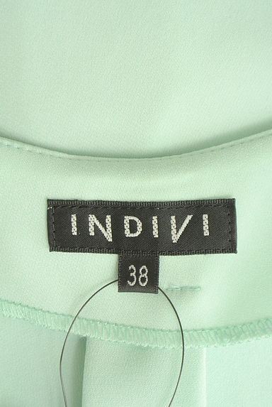 INDIVI（インディヴィ）の古着「シアーシフォンブラウス（カットソー・プルオーバー）」大画像６へ