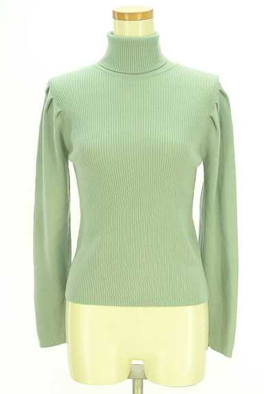N.Natural Beauty Basic*（エヌ ナチュラルビューティーベーシック）の古着「タートルネックリブニットトップス（ニット）」大画像１へ