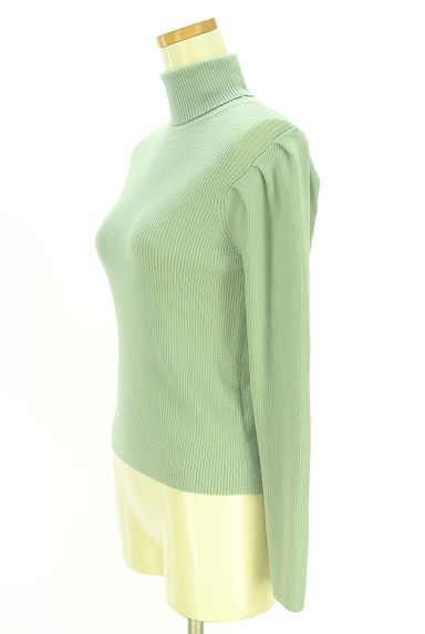 N.Natural Beauty Basic*（エヌ ナチュラルビューティーベーシック）の古着「タートルネックリブニットトップス（ニット）」大画像３へ