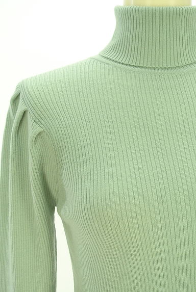 N.Natural Beauty Basic*（エヌ ナチュラルビューティーベーシック）の古着「タートルネックリブニットトップス（ニット）」大画像５へ