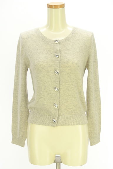 PROPORTION BODY DRESSING（プロポーションボディ ドレッシング）の古着「ビジューボタンニットカーディガン（カーディガン・ボレロ）」大画像１へ