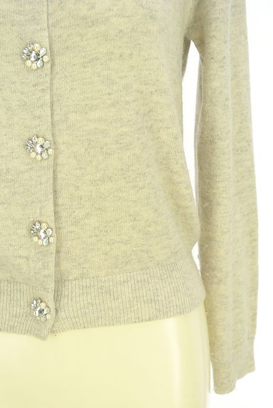 PROPORTION BODY DRESSING（プロポーションボディ ドレッシング）の古着「ビジューボタンニットカーディガン（カーディガン・ボレロ）」大画像５へ