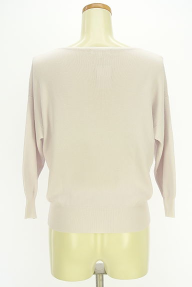 PROPORTION BODY DRESSING（プロポーションボディ ドレッシング）の古着「9分袖Vネックニットトップス（ニット）」大画像２へ