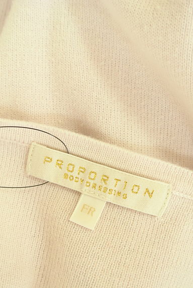 PROPORTION BODY DRESSING（プロポーションボディ ドレッシング）の古着「9分袖Vネックニットトップス（ニット）」大画像６へ