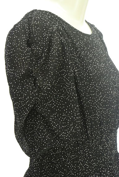 JILL by JILLSTUART（ジルバイジルスチュアート）の古着「ドット柄楊柳シフォンロングワンピース（ワンピース・チュニック）」大画像４へ
