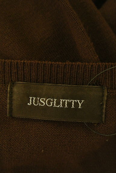 JUSGLITTY（ジャスグリッティー）の古着「ニットカーディガン（カーディガン・ボレロ）」大画像６へ