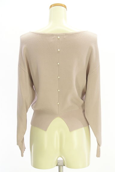 PROPORTION BODY DRESSING（プロポーションボディ ドレッシング）の古着「背中パール付きニットトップス（ニット）」大画像２へ