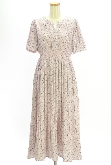 MISCH MASCH（ミッシュマッシュ）の古着「花柄キーネックワンピース（ワンピース・チュニック）」大画像１へ