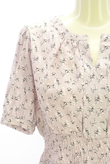 MISCH MASCH（ミッシュマッシュ）の古着「花柄キーネックワンピース（ワンピース・チュニック）」大画像４へ