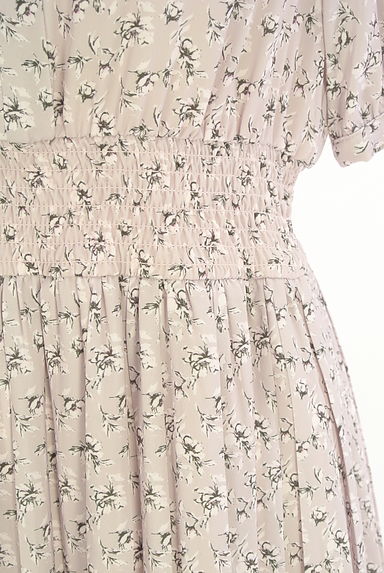 MISCH MASCH（ミッシュマッシュ）の古着「花柄キーネックワンピース（ワンピース・チュニック）」大画像５へ
