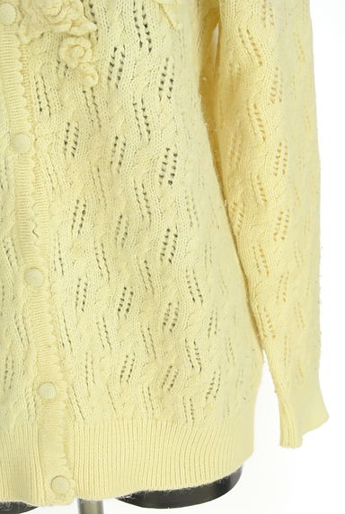 INGEBORG（インゲボルグ）の古着「立体花刺繍ニットカーディガン（カーディガン・ボレロ）」大画像５へ