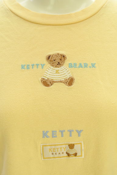 ketty（ケティ）の古着「テディベア刺しゅう半袖Tシャツ（Ｔシャツ）」大画像４へ
