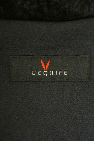 L'EQUIPE（レキップ）の古着「ロングエコファーベスト（コート）」大画像６へ