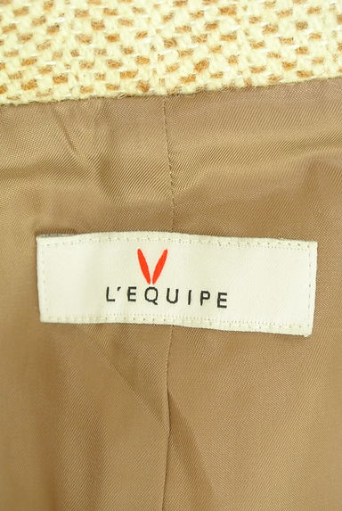 L'EQUIPE（レキップ）の古着「オーバーサイズスパンコールロングコート（コート）」大画像６へ