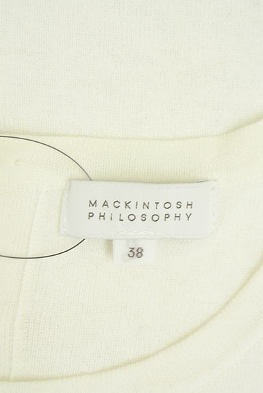 MACKINTOSH PHILOSOPHY（マッキントッシュ フィロソフィー）の古着「ノースリニットトップス（ニット）」大画像６へ