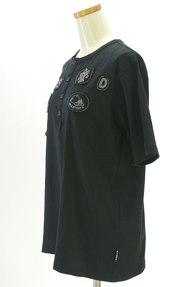 クリックで大画像表示 drug store's(ドラッグストアーズ)の古着「刺繍入りヘンリーネックカットソー(カットソー・プルオーバー)」大画像3へ