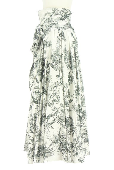 FRAY I.D（フレイアイディー）の古着「ベルト付き花柄ボリュームロングスカート（ロングスカート・マキシスカート）」大画像３へ