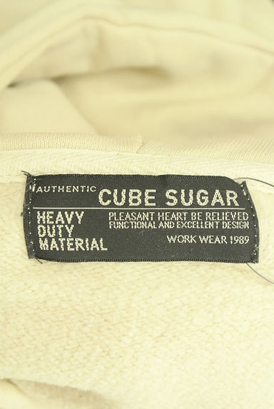 CUBE SUGAR（キューブシュガー）の古着「裏起毛スウェットパーカー（スウェット・パーカー）」大画像６へ