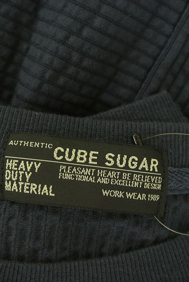 CUBE SUGAR（キューブシュガー）の古着「ストレッチカットソー（カットソー・プルオーバー）」大画像６へ