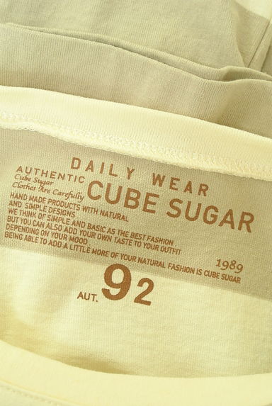 CUBE SUGAR（キューブシュガー）の古着「太ボーダーTシャツ（Ｔシャツ）」大画像６へ