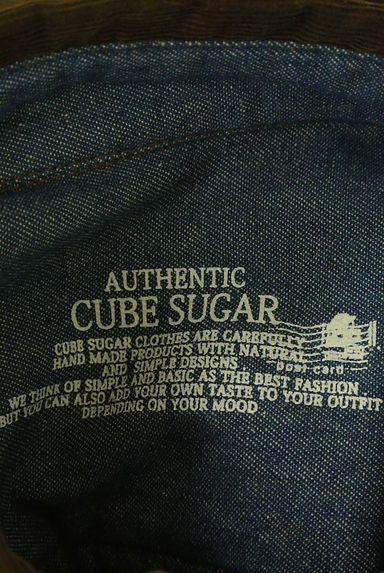CUBE SUGAR（キューブシュガー）の古着「コーデュロイロングシャツワンピース（ワンピース・チュニック）」大画像６へ