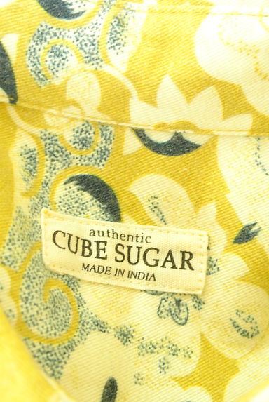 CUBE SUGAR（キューブシュガー）の古着「オーバーサイズ花柄シャツ（ブラウス）」大画像６へ