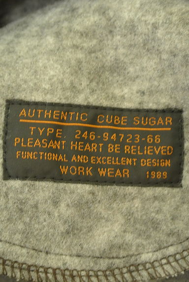 CUBE SUGAR（キューブシュガー）の古着「ヘリンボーン柄裏起毛ジョガーパンツ（パンツ）」大画像６へ