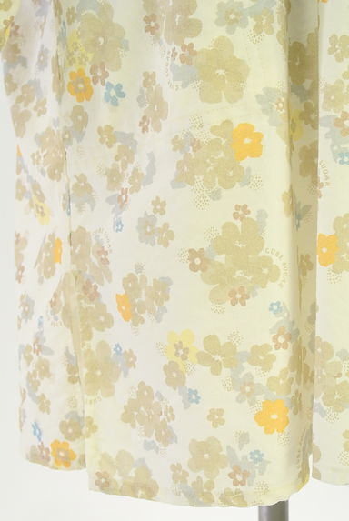 CUBE SUGAR（キューブシュガー）の古着「バンドカラー花柄膝丈ワンピース（ワンピース・チュニック）」大画像５へ