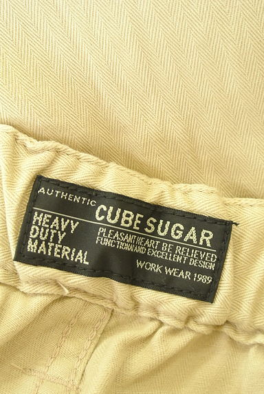CUBE SUGAR（キューブシュガー）の古着「ヘリンボーンワイドテーパードパンツ（パンツ）」大画像６へ