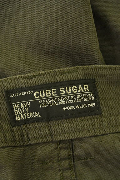 CUBE SUGAR（キューブシュガー）の古着「コットンストレートパンツ（パンツ）」大画像６へ