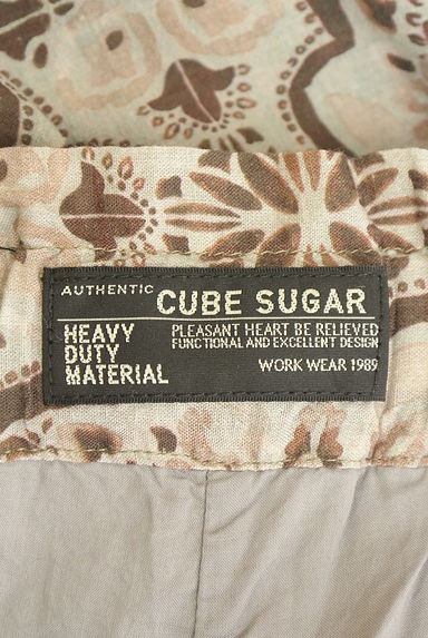 CUBE SUGAR（キューブシュガー）の古着「薄手ドロストワイドパンツ（パンツ）」大画像６へ