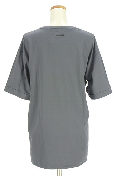 PLST（プラステ）の古着「ラウンドヘムロゴTシャツ（Ｔシャツ）」大画像２へ