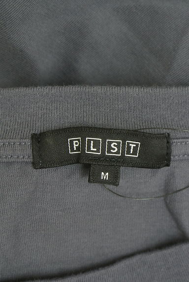 PLST（プラステ）の古着「ラウンドヘムロゴTシャツ（Ｔシャツ）」大画像６へ