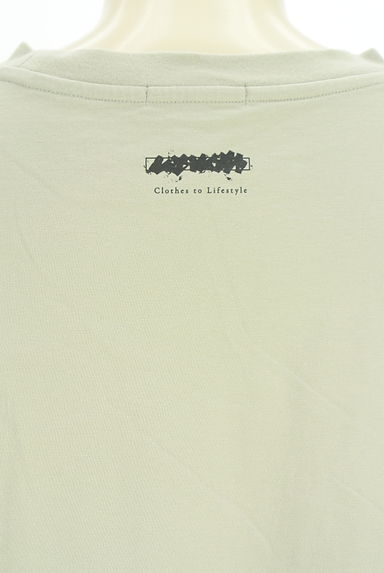 PLST（プラステ）の古着「ラウンドヘムロゴTシャツ（Ｔシャツ）」大画像４へ