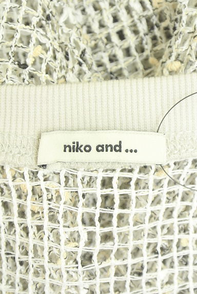 niko and...（ニコ アンド）の古着「メッシュニットカーディガン（カーディガン・ボレロ）」大画像６へ