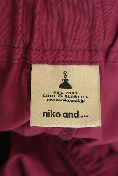 niko and...（ニコ アンド）の古着「ベルト付きステッチセミワイドパンツ（パンツ）」大画像６へ