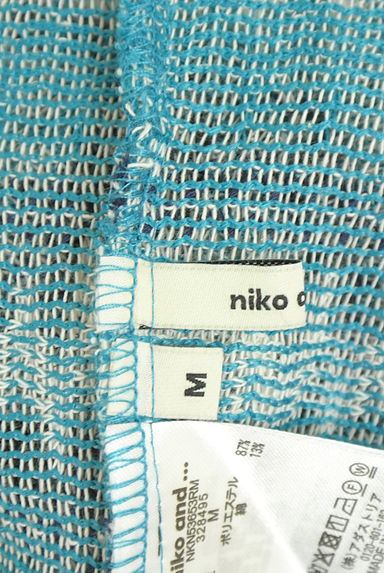 niko and...（ニコ アンド）の古着「透かし編みサマーニットブラウス（ブラウス）」大画像６へ