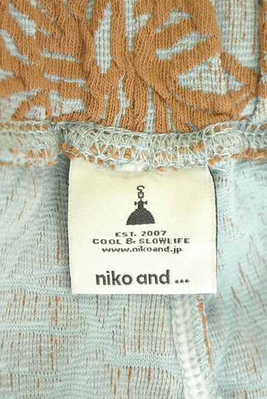 niko and...（ニコ アンド）パンツ買取実績のブランドタグ画像