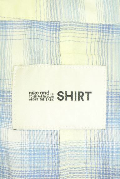 niko and...（ニコ アンド）の古着「おーばサイズチェックシャツ（ブラウス）」大画像６へ